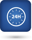 24 uur per dag geopend