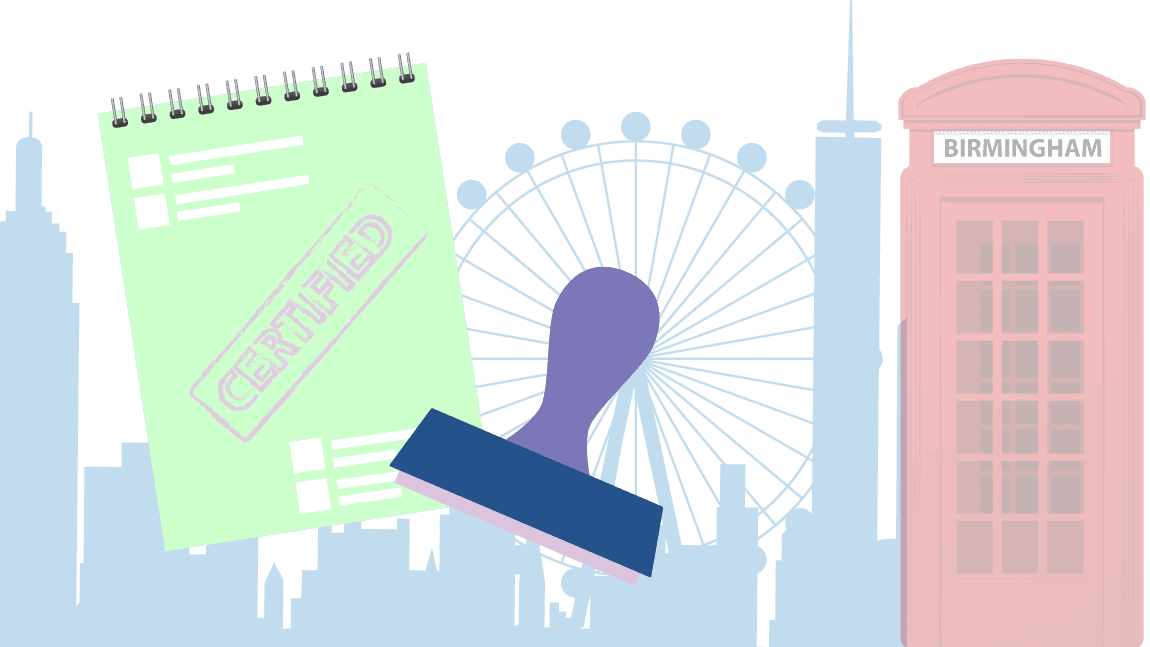 certified translation in Birmingham