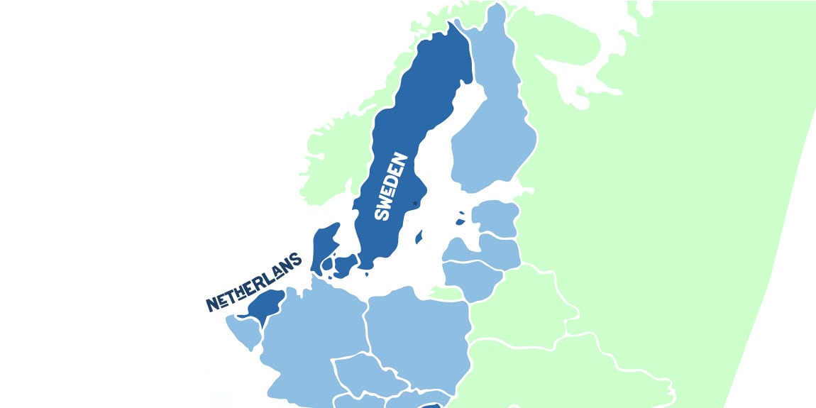 Is Sweden part of the Netherlands