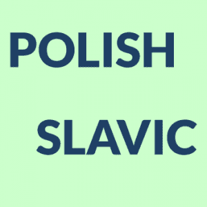 polish slavic polish slavic